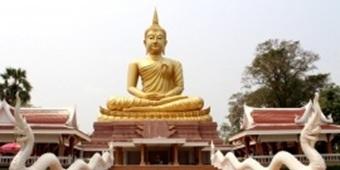 Gold Buddha statue